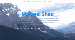 Desktop Screenshot of michaelshao.com