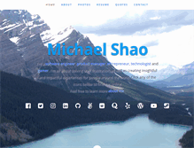 Tablet Screenshot of michaelshao.com
